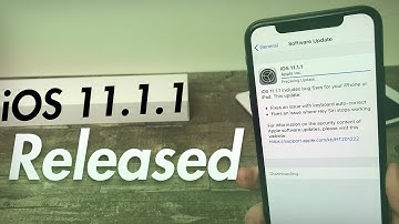 iOS 11.1.1 - What