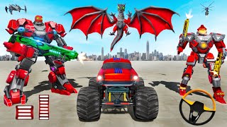Monster Truck Robot Game - New Dragon Robot Game - Monster Truck Games. screenshot 3