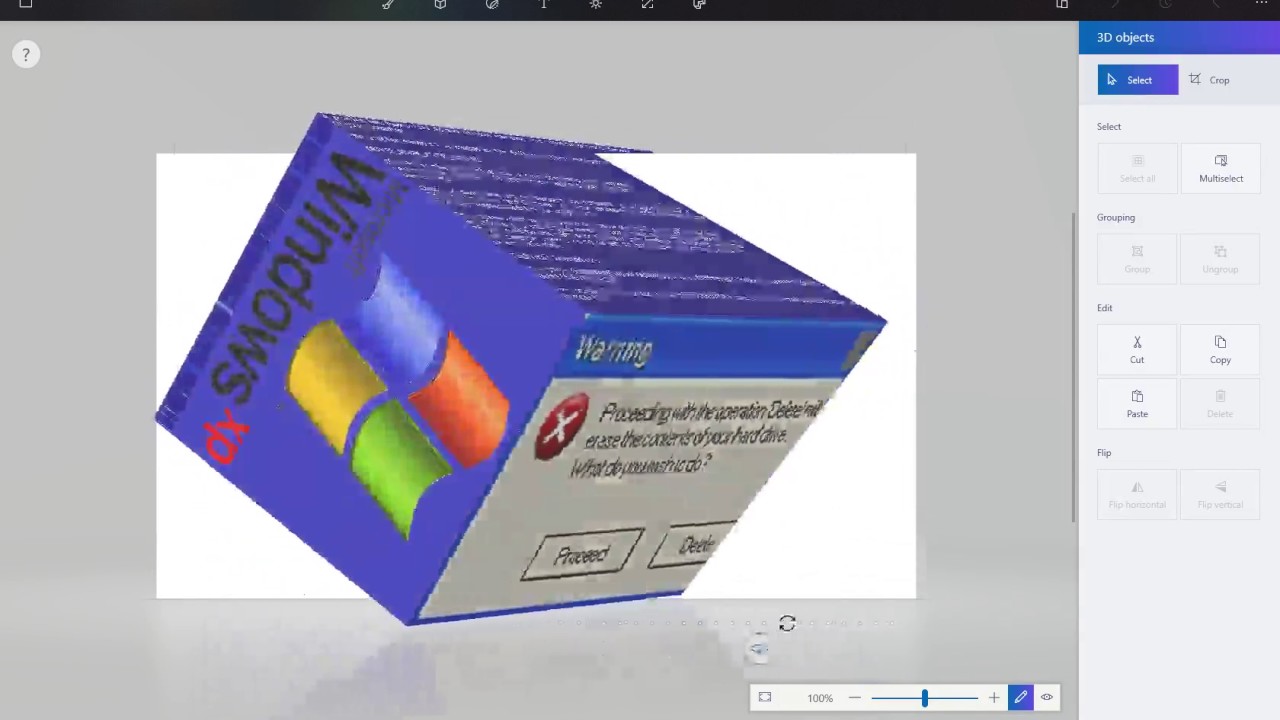 THE 3D ERROR (Paint 3D Texture Test) - YouTube