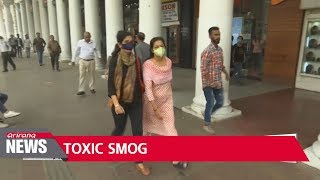 Toxic smog blankets New Delhi