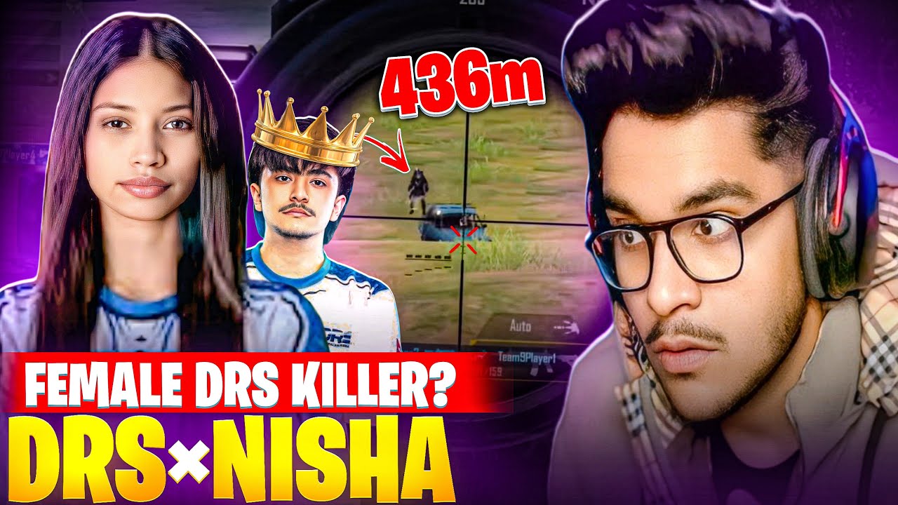 🥵Female DRS KillerYT? DRS GAMING New Girls Lineup *DRS NISHA* Best Moments | REACTION