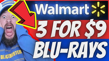 WOW! 3 FOR $9!! BLU-RAYS AT WALMART!!!