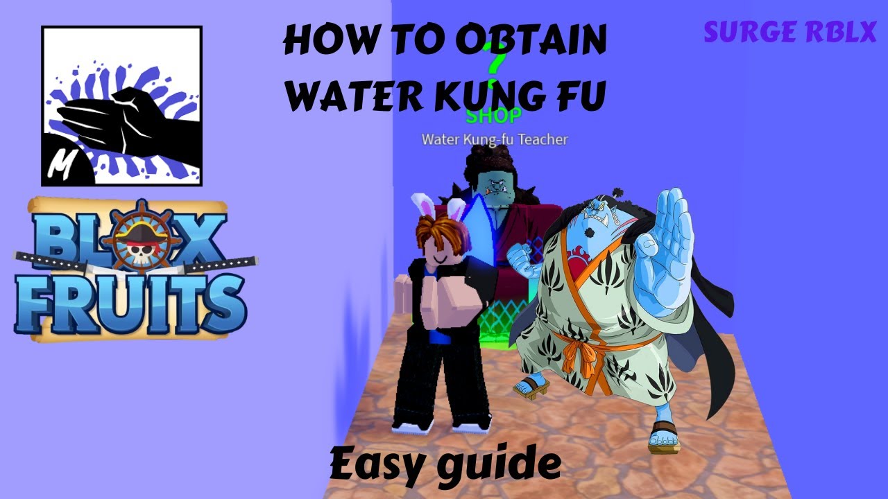 How to get Water Kung Fu! (Blox fruits) YouTube