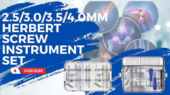 2.5/3.0/3.5/4.0mm Herbert Screw Instrument Set Orthopedic Surgical Kit for Trauma Surgery