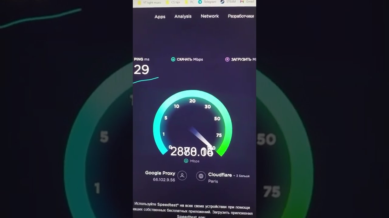 какая скорость должна быть у ростелекомского интернета для спидтеста