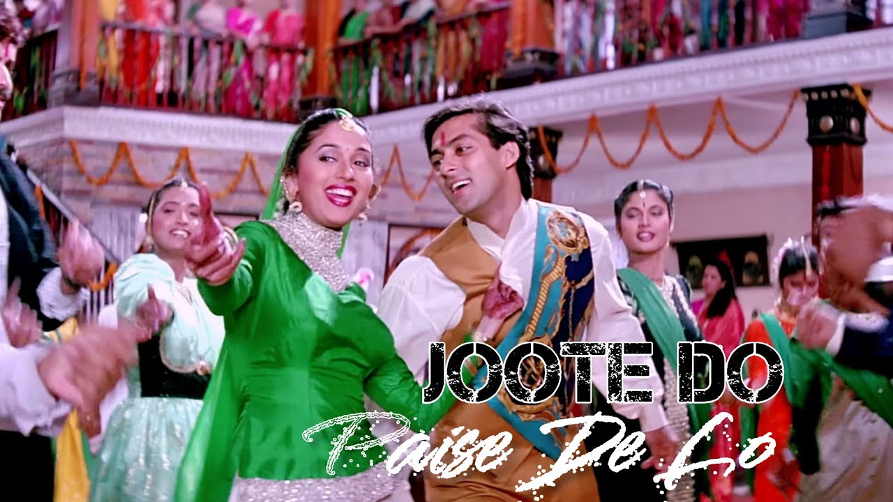 Joote De Do Paise Le Lo 4K Video Song  Hum Aapke Hain Koun  Salman Khan Madhuri Dixit  Lata Mang