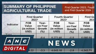 PH total agricultural trade up in Q1 2024 | ANC