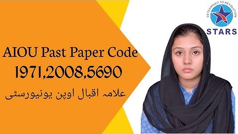 AIOU Past Paper Code 1971,2008,5690 | Allama Iqbal Open University Past Paper Spring Semester 2025