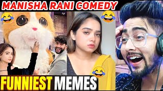 Manisha Rani Comedy Memes - Abhishek and Manisha Abhisha Reaction - Chanpreet Chahal