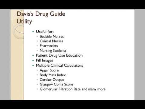 Davis's Drug Guide