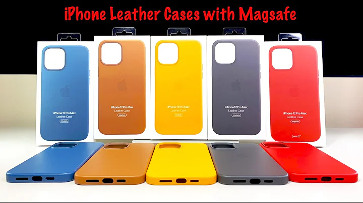 Apple Leather Cases with MagSafe for iPhone 12 Mini | 12 | 12 Pro - Unboxing & Review (ALL COLORS!)