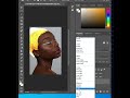 Hair color manipulation in Photoshop #photoshop #shorts
