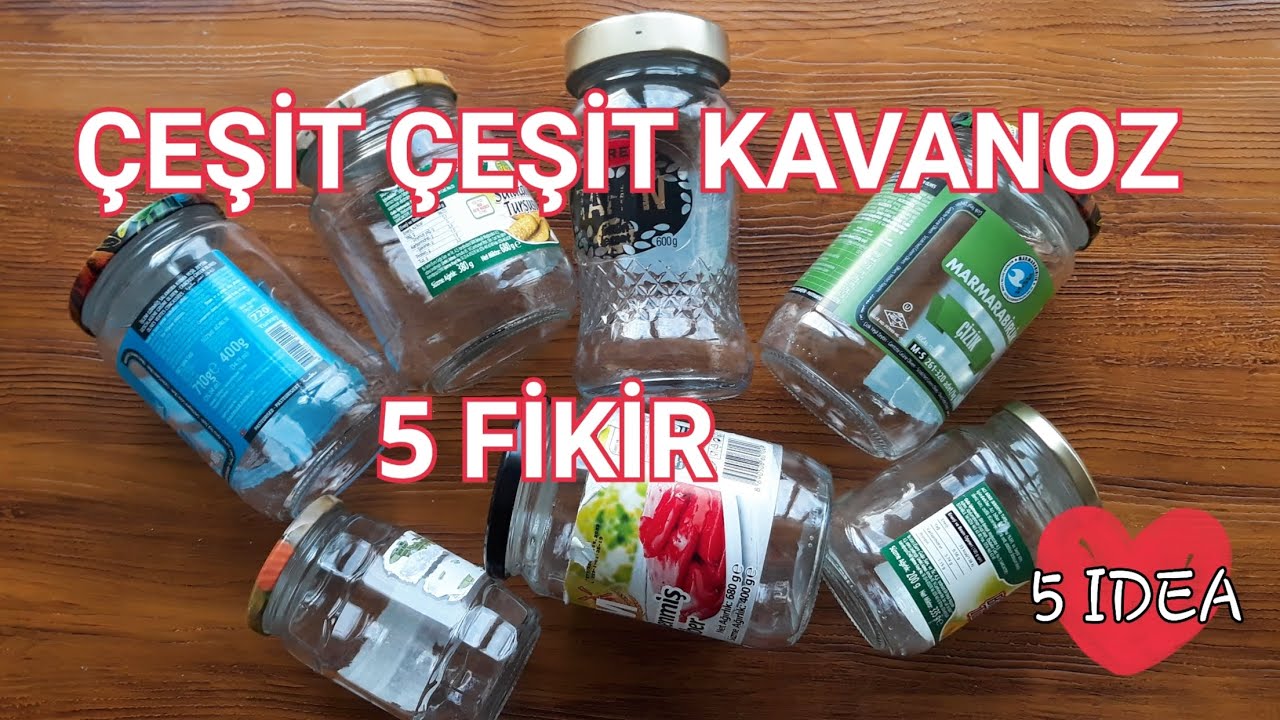 Çeşit Çeşit Kavanoz Boyama | 5 Fikir | 5 idea