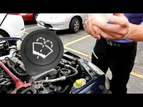 How to Refill your vehicle&rsquo;s Windshield Washer Fluid Reservoir