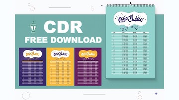 Ramadan Calendar 2020 | Free CDR Download