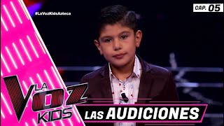 Video thumbnail of "Audiciones a Ciegas: Joey Hernández 'La Nave del Olvido' | Programa 05 | La Voz Kids México"