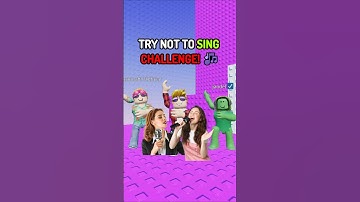 Try Not To Sing Challenge...PT 12🎤😱❤ #shorts #roblox #robloxshorts