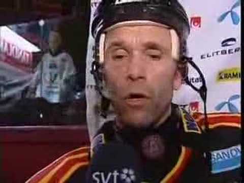 Tommy Sjödin efter Brynäs självmål.