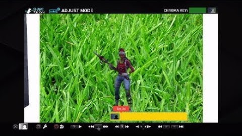How to use green screen in sharefactory/fortnite