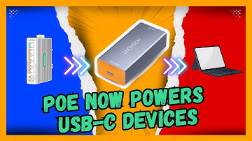 PoE Can Now Powers USB-C Devices! Here