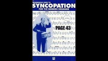 Ted Reed - Syncopation for the modern drummer - Syncopation set 1 - pag. 43