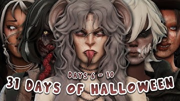 31 Days of Halloween 👻 - Days 6-10 | Sims 4 Create a Sim + CC List
