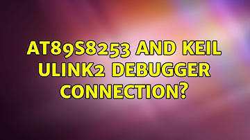 AT89S8253 and Keil ULINK2 debugger connection?