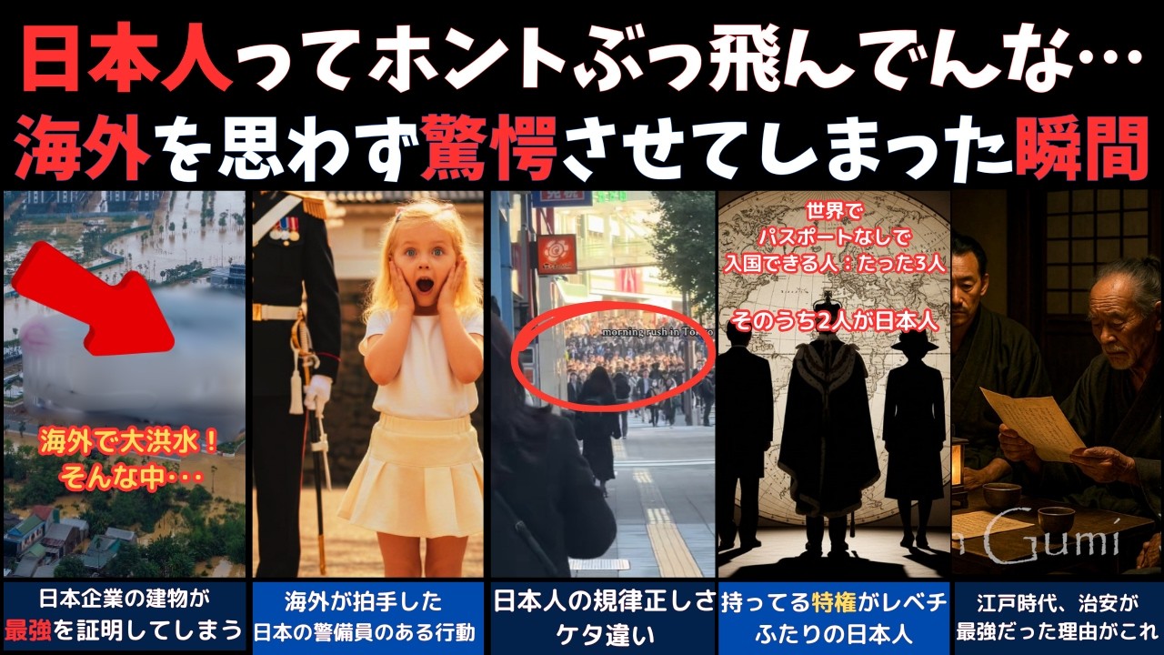 「日本人だぞ？当たり前じゃないか！」世界が日本に驚かされた瞬間5選