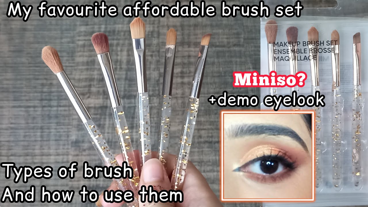 Makeup brushes for beginners Affordable makeup brush set price in