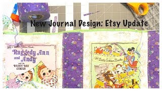 New Journal Designs: Etsy Update: Junk Journal Flip Through