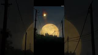 Big Moon At Night #animestyle #photoshop #aftereffects
