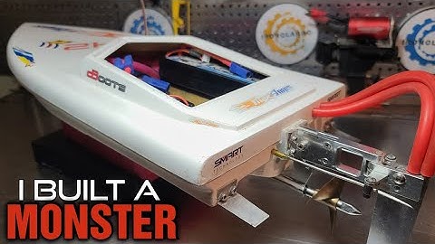 Making Room For Big Props, Big Motor, & Esc - Dead Ahead Rc Water Bobber - Fe Rc Boat