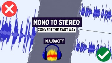 Audacity: Converteer mono naar stereo in 2 minuten