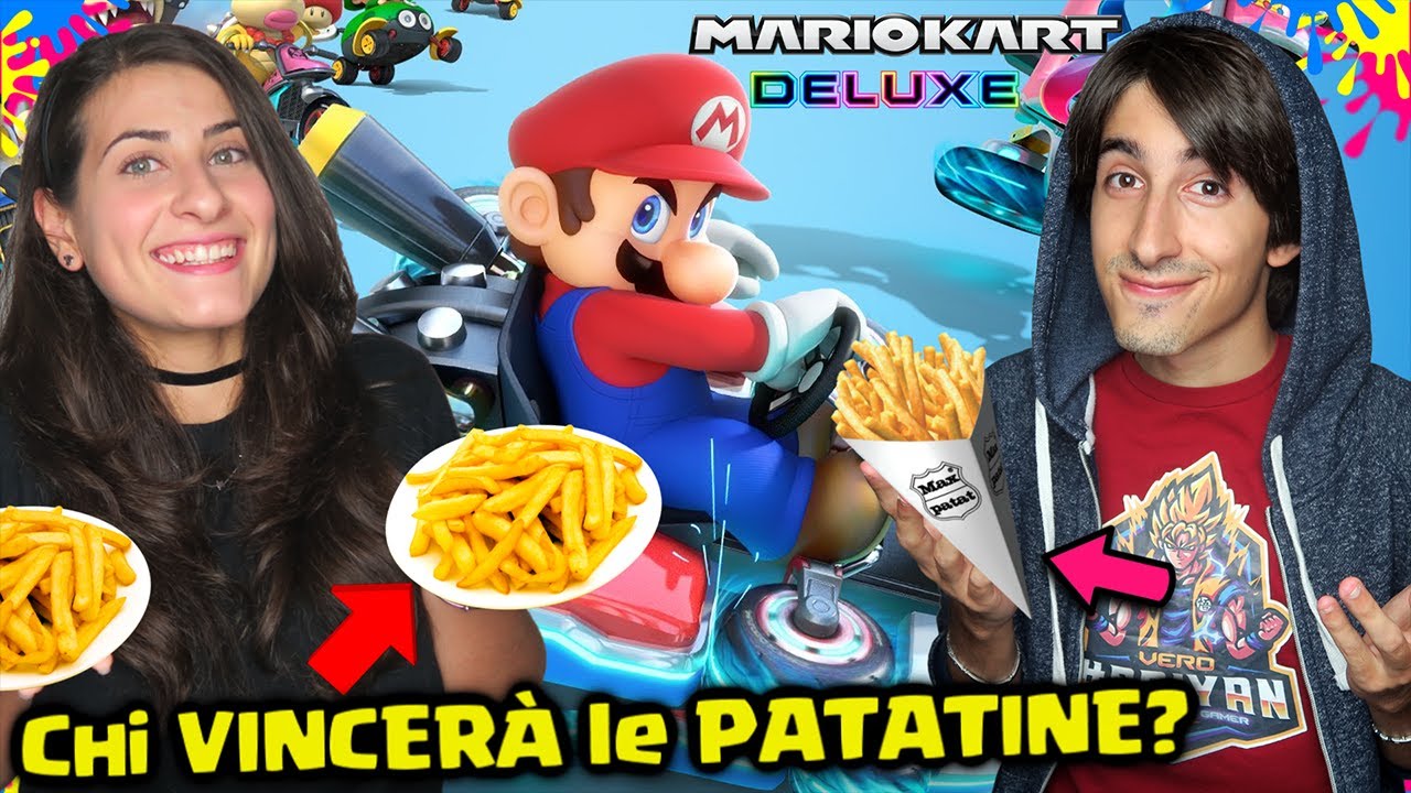 Chi VINCE l'ultima GARA vince le PATATINE FRITTE 😂 Mario Kart 8 Deluxe w/Gioseph By FrancyDreams