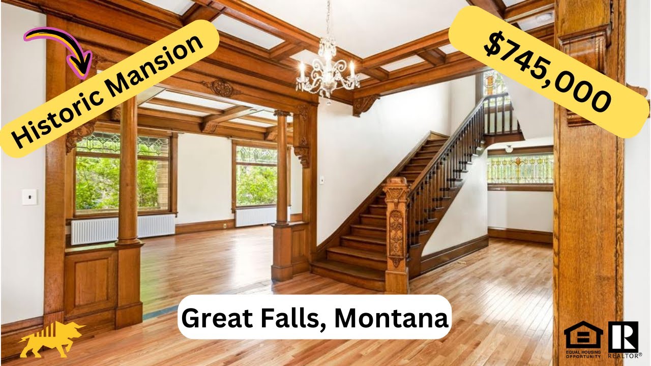 - Historic 1910 Great Falls Montana Mansion -