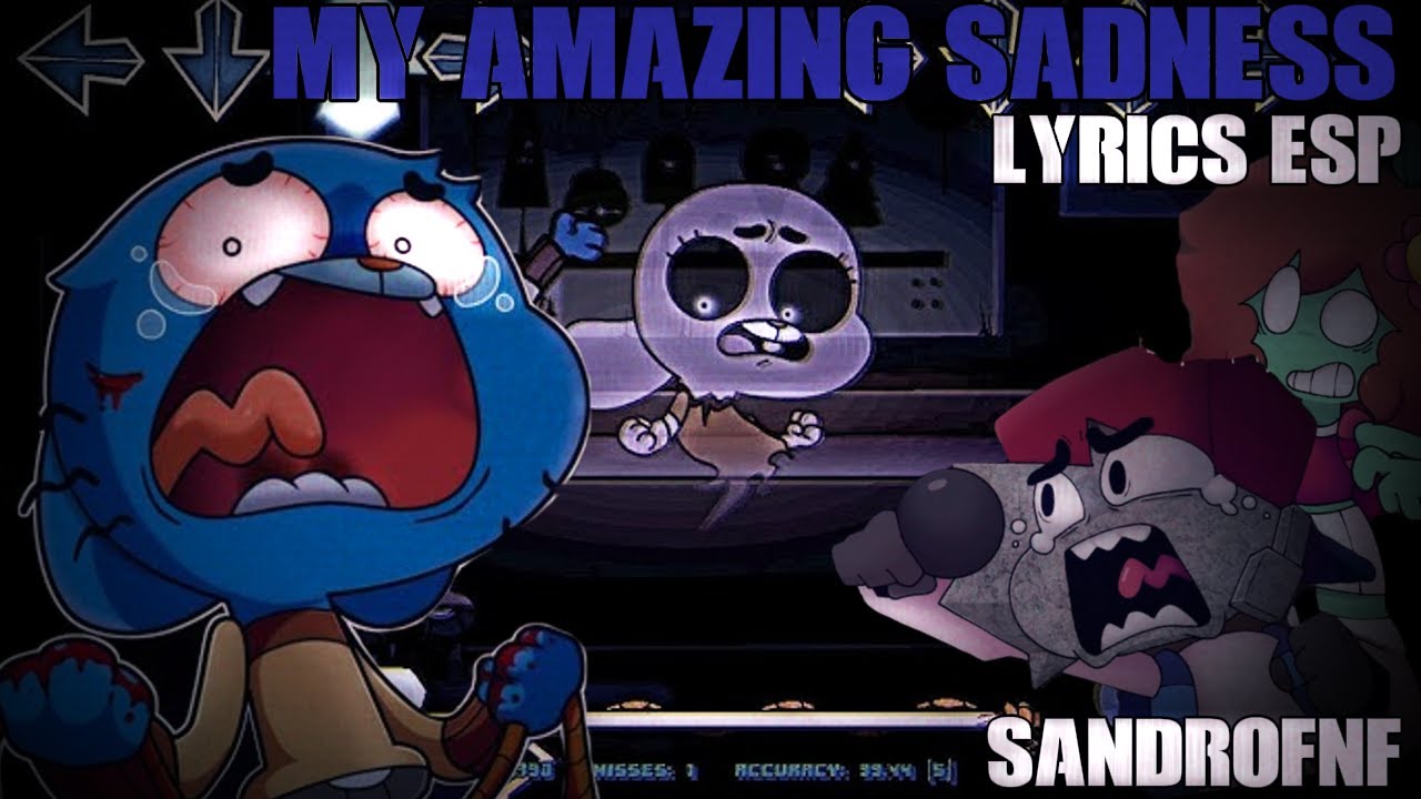 MY AMAZING SADNESS  V3 // LYRICS EN ESPAÑOL // FNF The Grieving Of Friday Demo