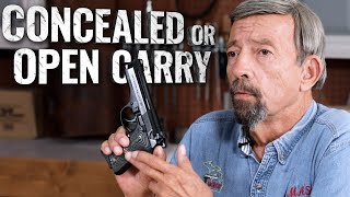 Massad Ayoob  Concealed Carry or Open Carry  Critical Mas Episode 19