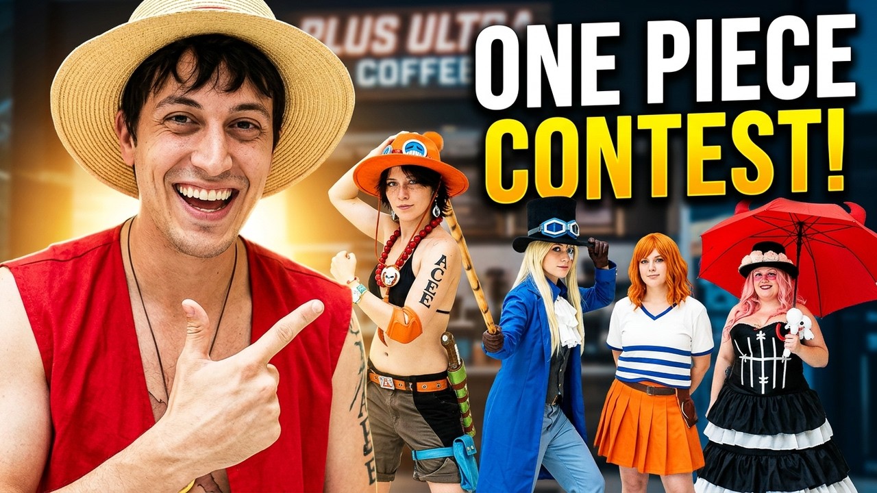 One Piece Cosplay Contest at Plus Ultra Coffee