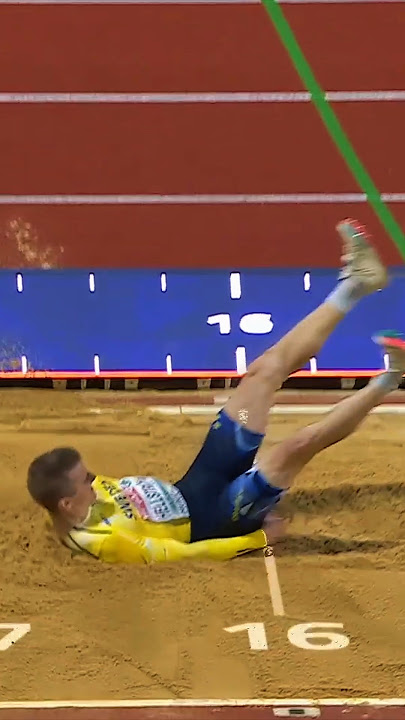 The Slip-Up That Nearly Shattered a World Record 🤯🏆 #shorts #longjump #worldrecord