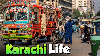 Streets of Karachi | City Walking Tour Karachi Pakistan | Sadar Bazaar
