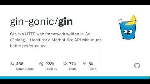 GitHub - gin-gonic/gin: Gin is a HTTP web framework written in Go (Golang). It features a Martini...