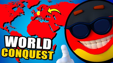 I Conquered EVERY COUNTRY in the World as Germany in 3 Hours... (Countryball Game)