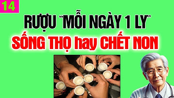 Mỗi ngày một ly rượu Sống Thọ hay Rút Ngắn Tuổi Thọ