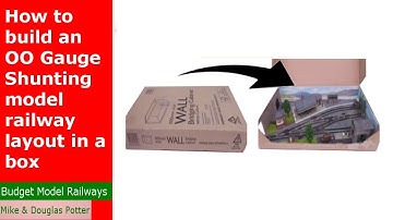 How to build an OO Gauge model railway layout in a box - OO Gauge Micro Layout