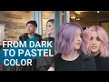 HOW TO GET PASTEL HAIR FROM DARK HAIR