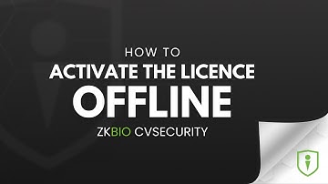 ZKBio CVSecurity | Offline Activation | Quick & Easy Guide
