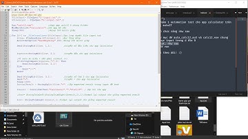 automation test calculator app with autoIT