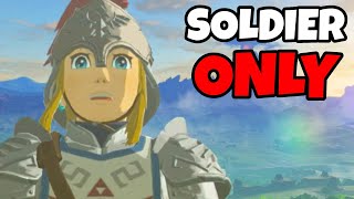 Can You BEAT Breath Of The Wild Using ONLY Soldier gear