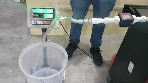 Uso medidor digital agua K24, contador reseteable Comparacion y Contrastacion