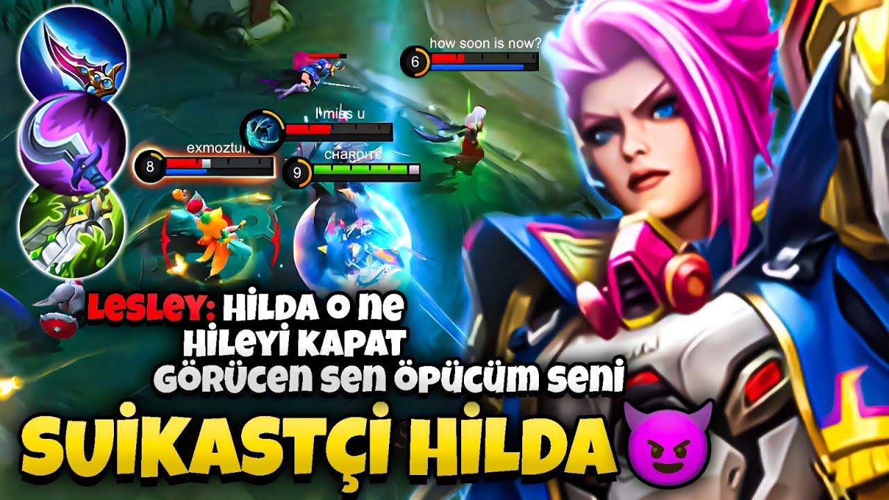 SUİKASTÇİ HİLDA! FULL SALDIRI EŞYALARI VE YENİ STAR KOSTÜM H*LE AÇMIŞ GİBİ HASAR! - Mobile Legends